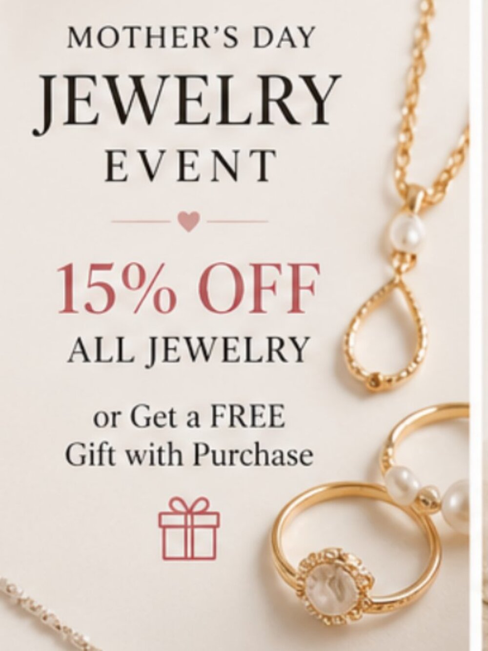 Mother’s Day Jewelry Event 💐 Not for sale – promo listing